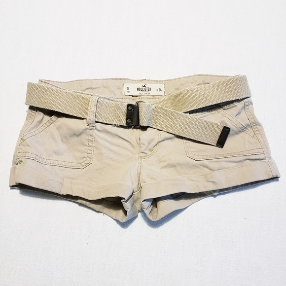 🪴bogo FREE🪴 Hollister Belted Short Size 0/24 - Picture 2 of 4
